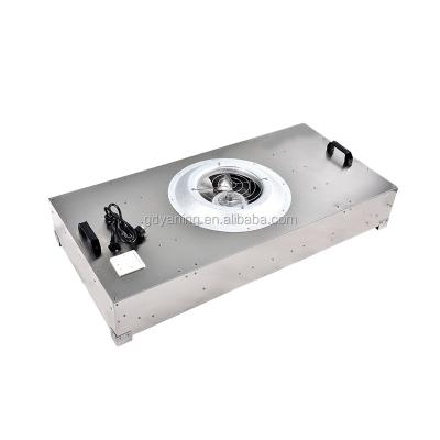 China Cleanroom ULPA Filter Fan Filter Unit YANING Stainless Steel Fan Filter Unit for sale