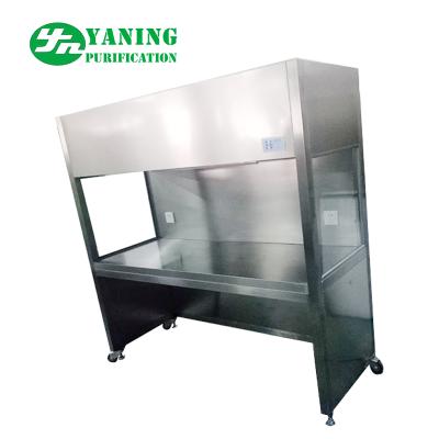 China Vertical Clean Room Stainless Steel Laminar Flow Clean Bench For Double Person for sale