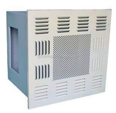 China Efficient fiberglass air supply unit / filter outlet hepa box high efficiency for AHU with smooth diffuser plate for sale