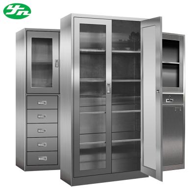 China High Quality Hotels Stainless Steel Medical Cabinet For Medicine And Outfit Theater On for sale