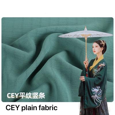 China CEY Bar Fabric 170GSM 100%polyester Single Dying Summer Dress T-shirt Fabric Shrink-Resistant for sale