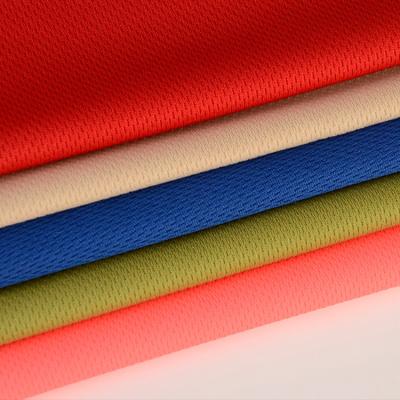 China Eyelet Fabric Air Mesh Fabric Summer Quick Dry Breathable Knitting Sports Fabric for sale