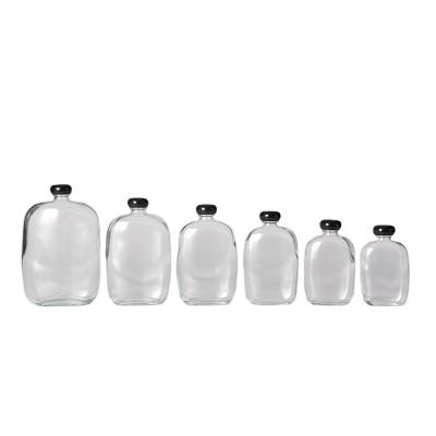 China Beverage 100ml 200ml 250ml 350ml 500ml Empty Juice Glass Beverage Bottle for Juice Beverage Drinks Milk for sale