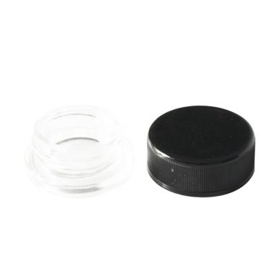 China Wholesale 3ml 7ml jar eye cream jar 9ml face cream glass cosmetic glass jar with black or white plastic lids for sale