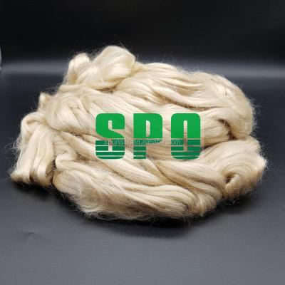 China Mulberry silk raw banana fiber A1 grade tussah silk ribbon blending with wadding tencel fiber for sale