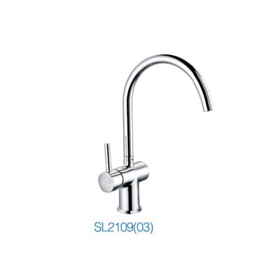 China Without Sliding Bar Factory Sell New Deck Mounted To Prevent Iron Singer Lever Brass Chrome Sink Faucets for sale