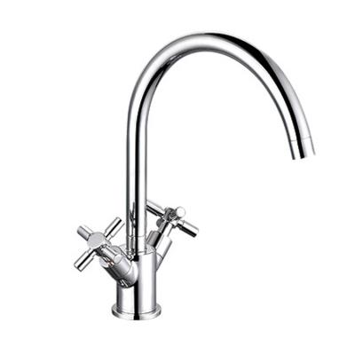 China Other Two Handle Brass Chrome Sink Mixer for sale