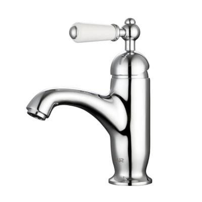 China Hot Sales Metered Taps Single Ceramic Handle Classic Lavatory Chrome Plated Faucets For Basin for sale