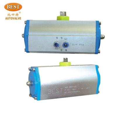 China General QH Series Rotary Pneumatic Actuator Double Acting Control Single Acting Control with Positioner for sale