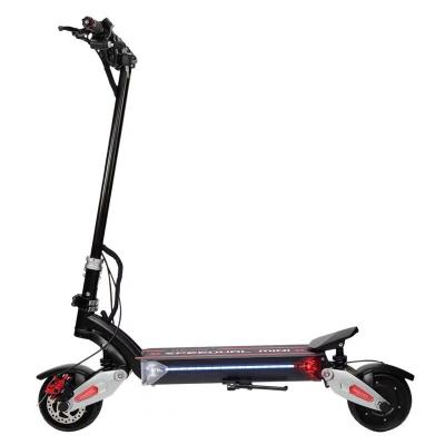 China Newest 8X Mini Electric Scooter Dual Motor 52V 1600W Wheel 55km/h Folding Scooter Unisex Wide Handle Zero Dual Charger for sale