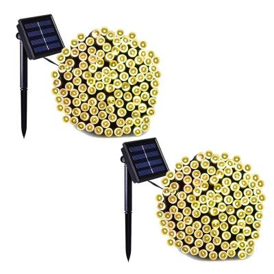 China Outdoor Solar Rainproof Lights Home Decor Christmas Garden Star Lights Christmas Decoration String Lights for sale