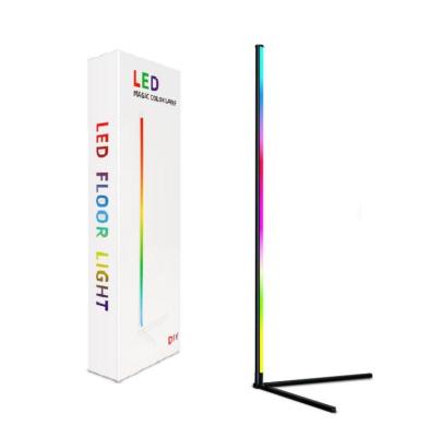 China Modern Remote Control LED Light Modern Dreamy Color Minimalist RGB Corner Floor Lamp for sale