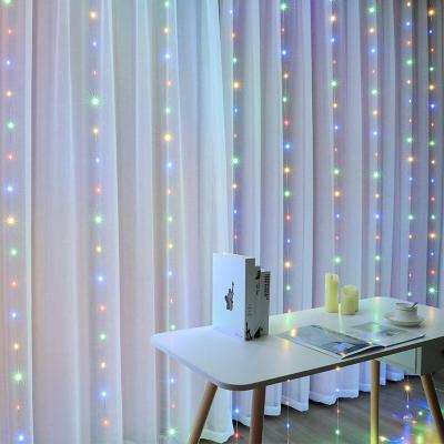 China SafSafety Style 3m Waterproof SafSafety Style DC 5v 9.8x9.8ft Window Curtain Fairy Lights Aura Room Light for sale