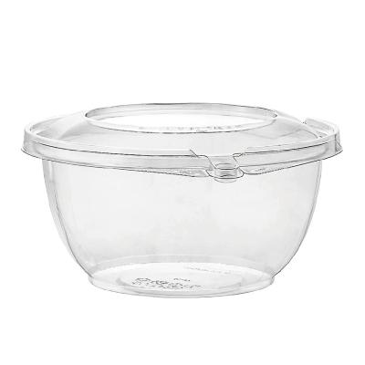 China Disposable Disposable PET Round Tamper Evident Clear Box 32oz for sale