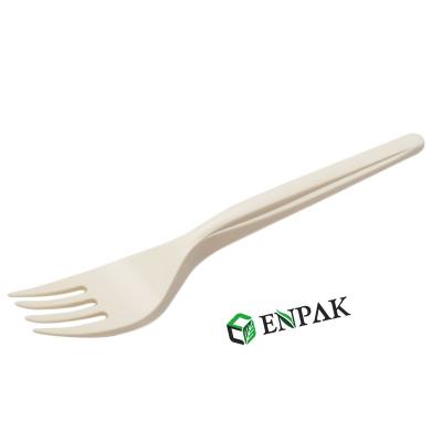 China Restaurant factory direct biodegradable plastic cornstarch spoon for sale