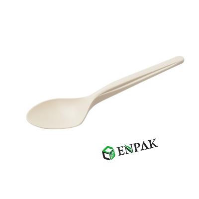 China Single wall high quality disposable plastic cutlery/fork/knife/spoon ECO pla for sale