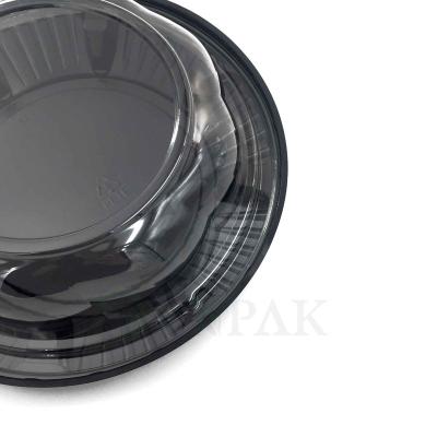 China Disposable Supplies Cake Packaging Pie Container With Clear Plastic Lid Pie Wrapper for sale