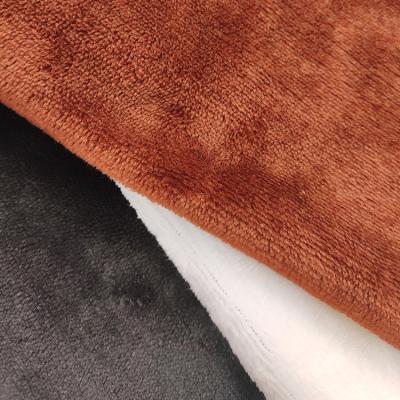 China Polar fleece Factory Sale Customized Superior Comfortable Soft Plain Dyed Single Side Coral Fabric for sale