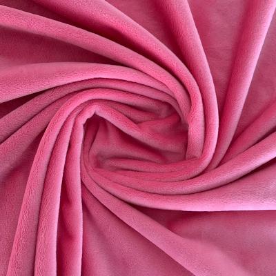 China Crystal super soft China Manufacture  Multi-Colors Good Stretch 100%Polyester Crystal Super Soft Fabric for sale