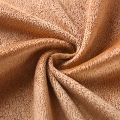 China Crystal super soft China Manufacture 100%Polyester Warp Knitting Short Plush Crystal Super Soft Fabric For Toys for sale