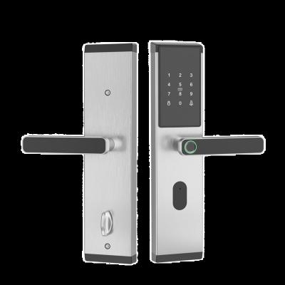 China Hot Selling Cheap Fingerprint Stainless Steel Smart Door Lock BLE TTLock Smart APP Electronic Biometric Door Lock for sale