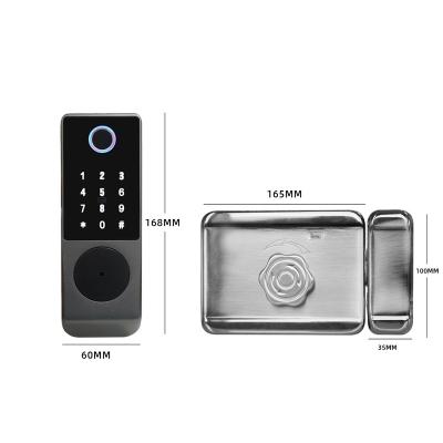 China Smart Face Recognition Password Lock Office Factory Price Lifetime Automatic Fingerprint Door Lock for sale