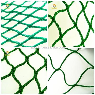 China HDPE +UV stabilized/pp kaijun golf net material,golf net target,baseball screen batting cage throwing net for sale