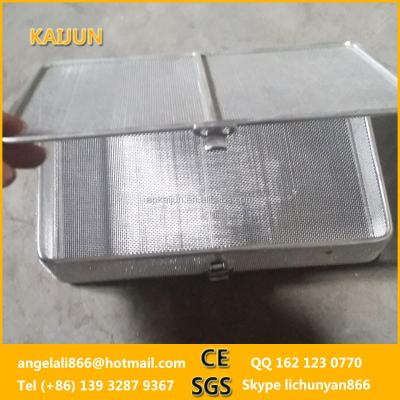 China Cheap viable! ! ! Medical Sus Disinfection Basket / Disinfection Wire Mesh Basket With Cap for sale