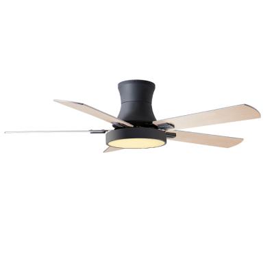 China Hotel Modern Design 5 Blades Ceiling Fan With Integrated LED Kit for sale