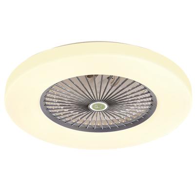 China (Especially for bedroom) 2020 indoor new design ultra-thin low profile installation 20 inch fresh air fan ceiling fan light for bedroom for sale