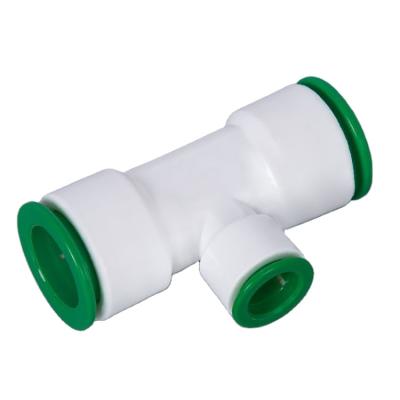 China Durable water tube fittings push fit connector ppr pipe insert series tee fittings for sale