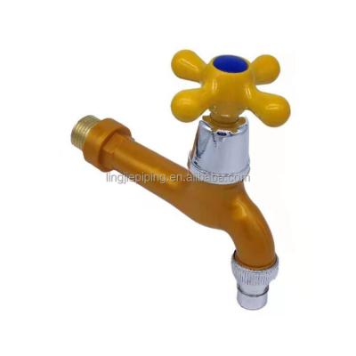 China Modern Classic Single Handle Wall Mounted Basin Faucets Plastic Water Faucet for sale