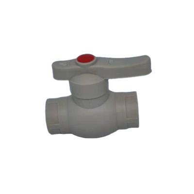 China General Gray PVC UPVC PPR Socket Ball Valve Plastic Ball Valve for sale