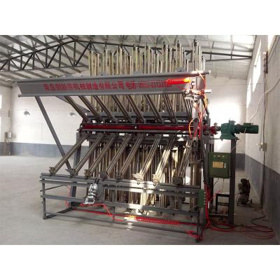 China Artificial board industry    Furniture manufacturi High frequency wood panel clamp carrier machine Double-Side Hydraulic Composer for sale