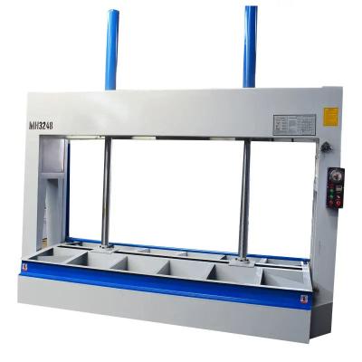 China Building Material Shops 180mm/min feeding speed hydraulic wood door cold press machine for Woodworking for sale