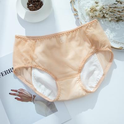 China Cheap Antibacterial Colorful Lace Leak Proof Menstrual Panties Period Underwear Plus Size Underwear For Women Menstrual Panties for sale