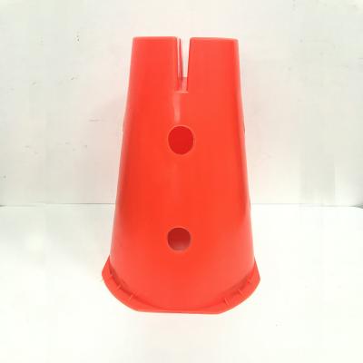 China Soccer Training 32cm Size LDPE Soccer Equipment Agility Cones Soccer Training Cones Set Up Marker Cones for sale