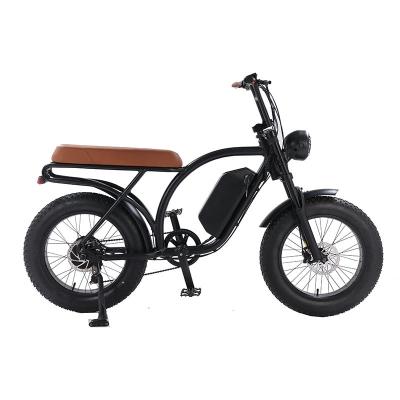 China Steel Fat Tire Electric Bike 1000w/Good Selling Bicycle 750W Cycle Fat. Cruiser 20Inch Fat Tire Electric Bike for sale