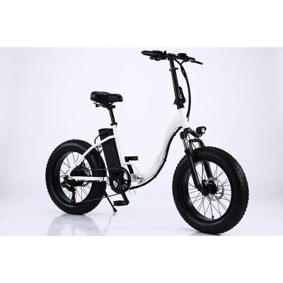 China Fat steel 20 inch 4.0 250w 350w 36v ebike tire folding E bike snow tire electric bicycle for sale