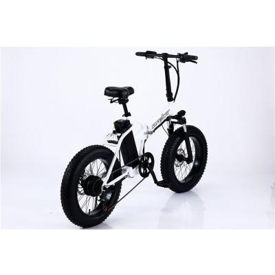 China 20 Inch Strong Carbon Fiber Battery Power Fat Folding Tires Bike Electric Bike for sale