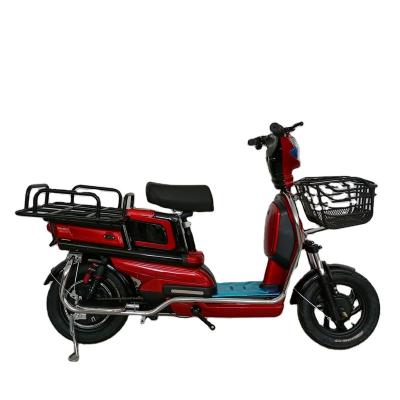 China Carbon Steel Chinese Fat Tire Electric Bicycle Long Range Electric Cargo Bike for sale