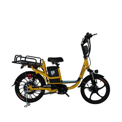 China 48v 400w lithium battery cargo food steel pizza Ebike for delivery electric cargo bike for sale