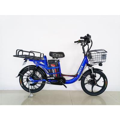 China Carbon Steel Family Cargo Bike Kit Electric Cargo Electrical Bikes For Delivery for sale