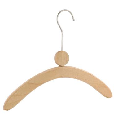 China Wholesale New Arrival Cheap Baby Clothes Hanger Modern Natural Adult Kids Wooden Color Hanger For Cloth for sale