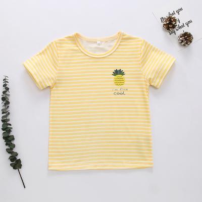 China High quality anti-shrink child short casual girl's shirts girls short sleeve for sale for sale