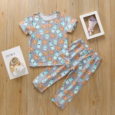 China Manufacturer Hot Selling Girls' Loungewear Outfits China Clothing Sets Summer Baby Clothes For Sale for sale