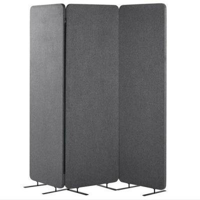 China Modern minimalism Olanglab 3Pcs Zipped Connected  Lightweight Portable Sound Barrier Partition Acoustic Room Divider Folding Sound-Dampening Wall for sale