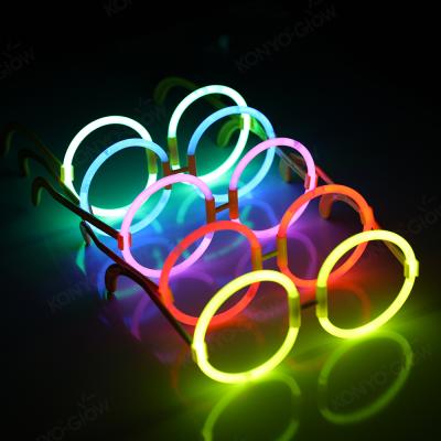 China NEW Glow Eye Glasses Glow Stick Fluorescence Glasses for sale