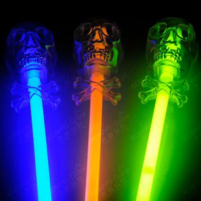 China Europe wholesale light stick with skull shape for sale