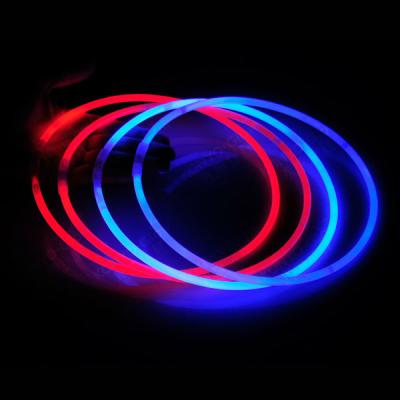 China Halloween Pack of 50 with Connectors Novelty Mix Color and Tri Color 22 Inch Glow Stick Necklace for Party for sale